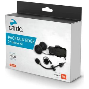 Cardo - Packtalk Edge Intercom Audiokit - 40 mm Luidsprekers - Verwisselbare Microfoons