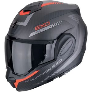Scorpion Exo-Tech Evo Carbon Cosy Matt Black-Red