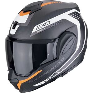 Scorpion Exo-Tech Evo Carbon Cosy Matt Black-Orange