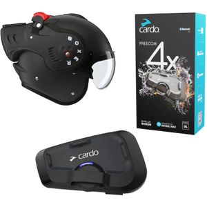 Roof Boxer Alpha Mat Black + Cardo Freecom 4x