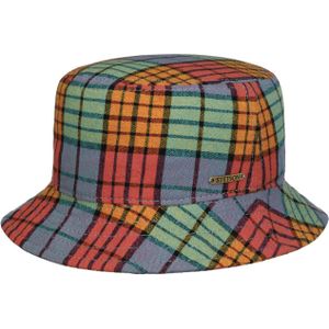Colour Check Bucket Stoffen Hoed by Stetson Stoffen hoeden