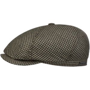 Silk Houndstooth Pet by Stetson Flat caps