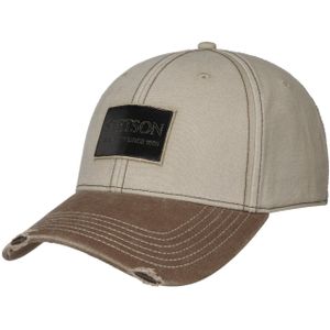 Leather Patch Distressed Peak Pet by Stetson Baseball caps