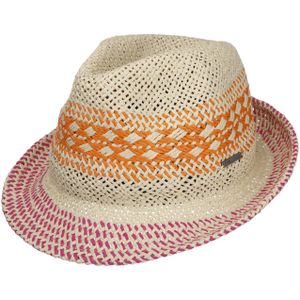 Tricolour Latina Trilby Strohoed by Chillouts Traveller hoeden
