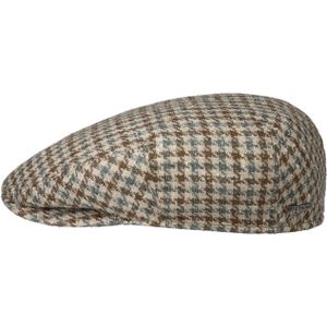 Kent Tricolour Houndstooth Pet by Stetson Flat caps