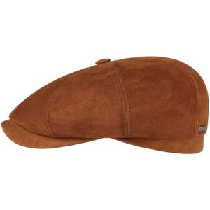 Hatteras Goat Suede Flat Cap by Stetson Hatteras