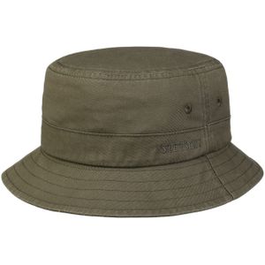 Twill Bucket Hoed met UV-Bescherming by Stetson Stoffen hoeden