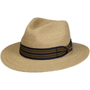 Mayser Manuel Fedora Hoed Dames/Heren - Made in the EU vilthoed wolvilthoed heren met ripsband voor Zomer/Winter - 58 cm zwart