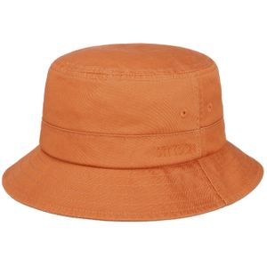 Twill Bucket Hoed met UV-Bescherming by Stetson Stoffen hoeden