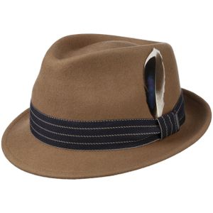 Norborne Trilby Wollen Hoed by Stetson Trilby hoeden