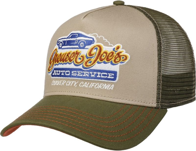 FWS - Greaser Joe’s Trucker Pet - Katoen - Verstelbaar - Badge