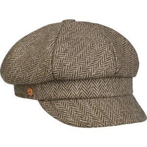 Cia Herringbone Newsboy Pet by Mayser Newsboy caps