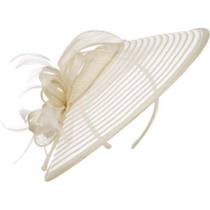 Crinol Fascinator met Pluimen by Seeberger Stoffen hoeden