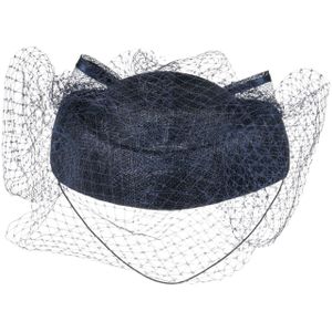 Accessoires Hoeden & petten Nette hoeden Pillbox hoeden Top Hat W/ Lrg Bow Pearl Rhinestone 
