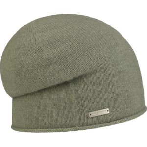 Kasjmier Beanie met Rolrand by Seeberger Gebreide mutsen