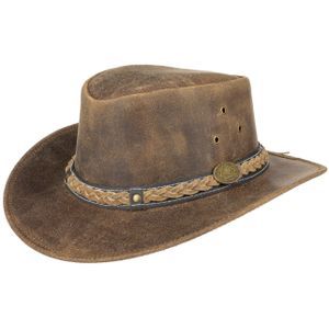 Lederen hoed Williams bruin, M