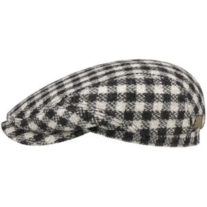 Harris Tweed Twotone Check Pet by Stetson Flat caps