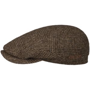 Sustainable Glencheck Driver Pet by Stetson Flat caps