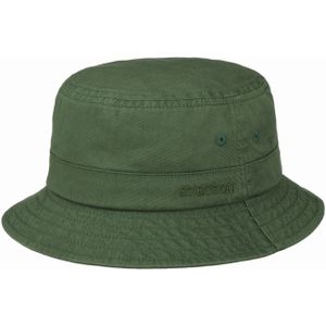 Twill Bucket Hoed met UV-Bescherming by Stetson Stoffen hoeden