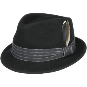 Norborne Trilby Wollen Hoed by Stetson Trilby hoeden