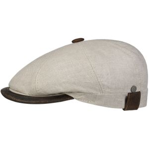 City Leather Piping Linnen Pet by Lierys Flat caps