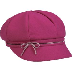 Fleece Newsboy Pet met Strikje by bedacht Newsboy caps