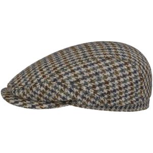 Harris Tweed Houndstooth Driver Pet by Stetson Flat caps