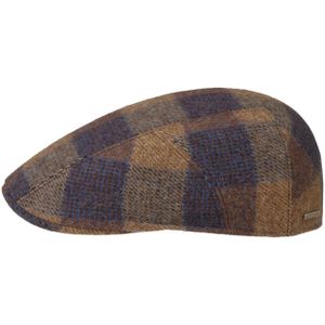 Ankeny Ivy Wool Check Pet by Stetson Flat caps