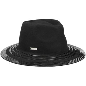 Shiny Details Fedora Wollen Hoed by Seeberger Traveller hoeden