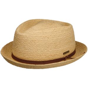 Uni Diamond Raffia Hoed by Stetson Pork pie hoeden