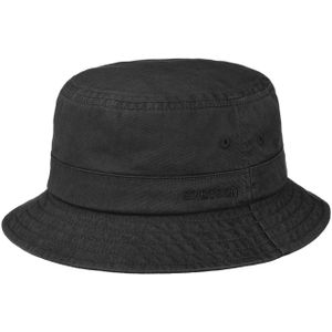 Twill Bucket Hoed met UV-Bescherming by Stetson Stoffen hoeden