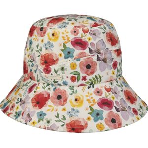Floral Pattern Katoenen Hoed by Seeberger Stoffen hoeden