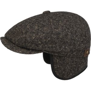LIPODO Soft Newsboy pet met oorbescherming gemeleerd monochroom Dames Herfst Winter