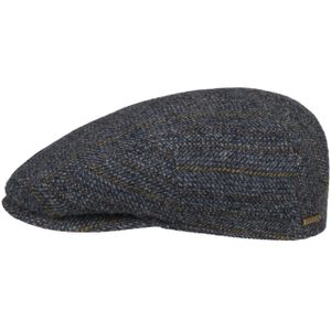 Kent Herringbone Stripe Pet by Stetson Flat caps