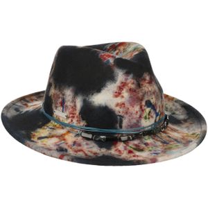 Tie Dye Fedora Vilthoed by Seeberger Bogart hoeden