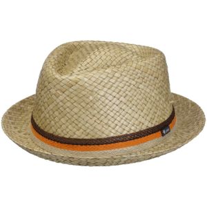 Diamond Crown Nature Strohoed by Lipodo Pork pie hoeden