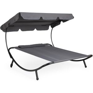 Dubbel loungebed met luifel