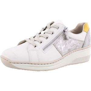 Dames Veterschoenen Rieker Rieker 48700-80 off white off white