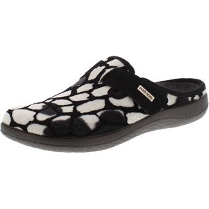 Dames Pantoffels Rohde Rohde 6559 zwart-wit zwart-wit