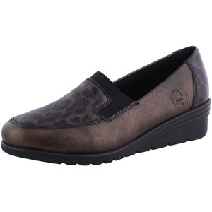 Rieker - Instappers - Brons - Kunstleer