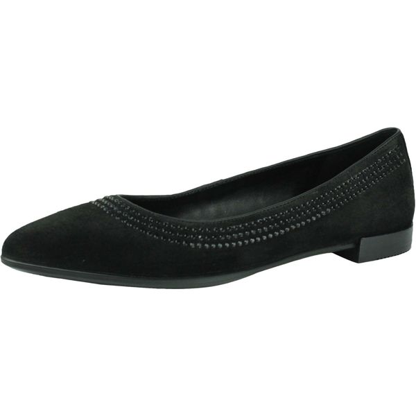 Ecco ballerina zwart outlet