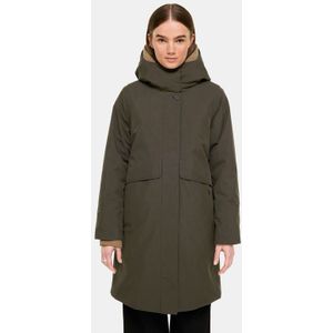 Elvine Womens Avelyne Lange jas (Dames |zwart)