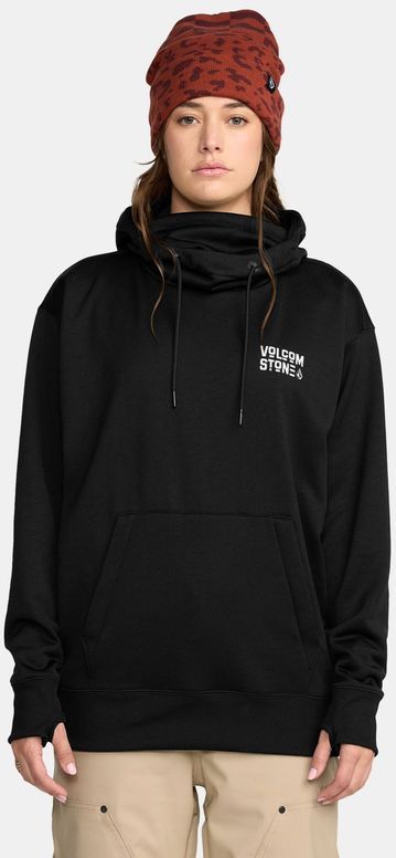 Volcom - Riding Hydro P/o - Fleece Hoodie - Dames - Met Capuchon - 290g Hydrofleece