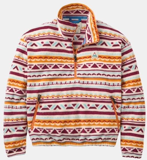 Passenger Womens Ayla Recycled Micro Polartec Fleece Fleecetrui (Dames |meerkleurig)