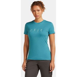 Icebreaker - Merino 150 Tech Lite - T-shirt - Dames - Snow - 100% Merinowol