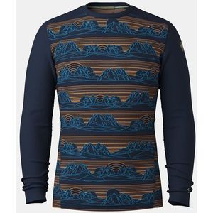 Smartwool - Merino 250 Baselayer Crew - Merino-ondergoed - Blauw
