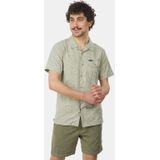 Columbia - Tech Trail Utility Printed Woven - T-shirt - Blauw - Katoen