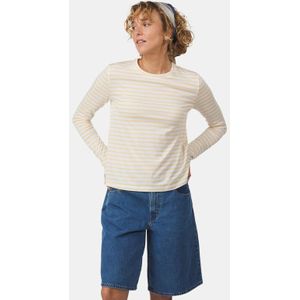 Ayacucho Womens Long Sleeve Striped T-Shirt  - Dames