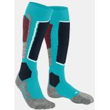 FALKE - SK2 Intermediate W - Ski Sokken - Turquoise Peacock Blue - 1 Paar