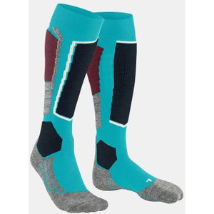 FALKE - SK2 Intermediate W - Ski Sokken - Turquoise Peacock Blue - 1 Paar